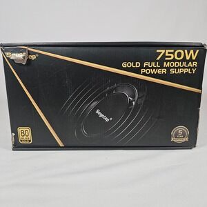 Segotep 750W Gold Full Modular Power Supply Computer/PC Gaming 80+ Rated PSU